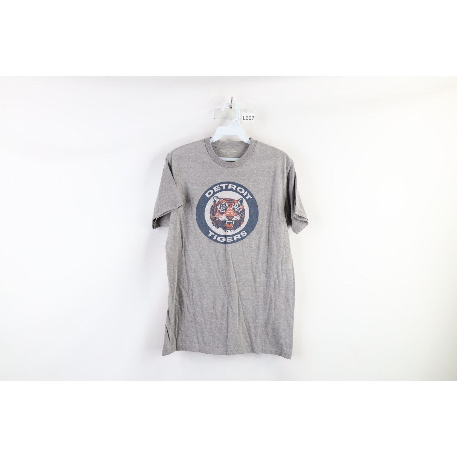 Vintage Retro Spell Out Detroit Tigers Baseball Short Sleeve T-Shirt Size US M / EU 48-50 / 2 - 1 Thumbnail