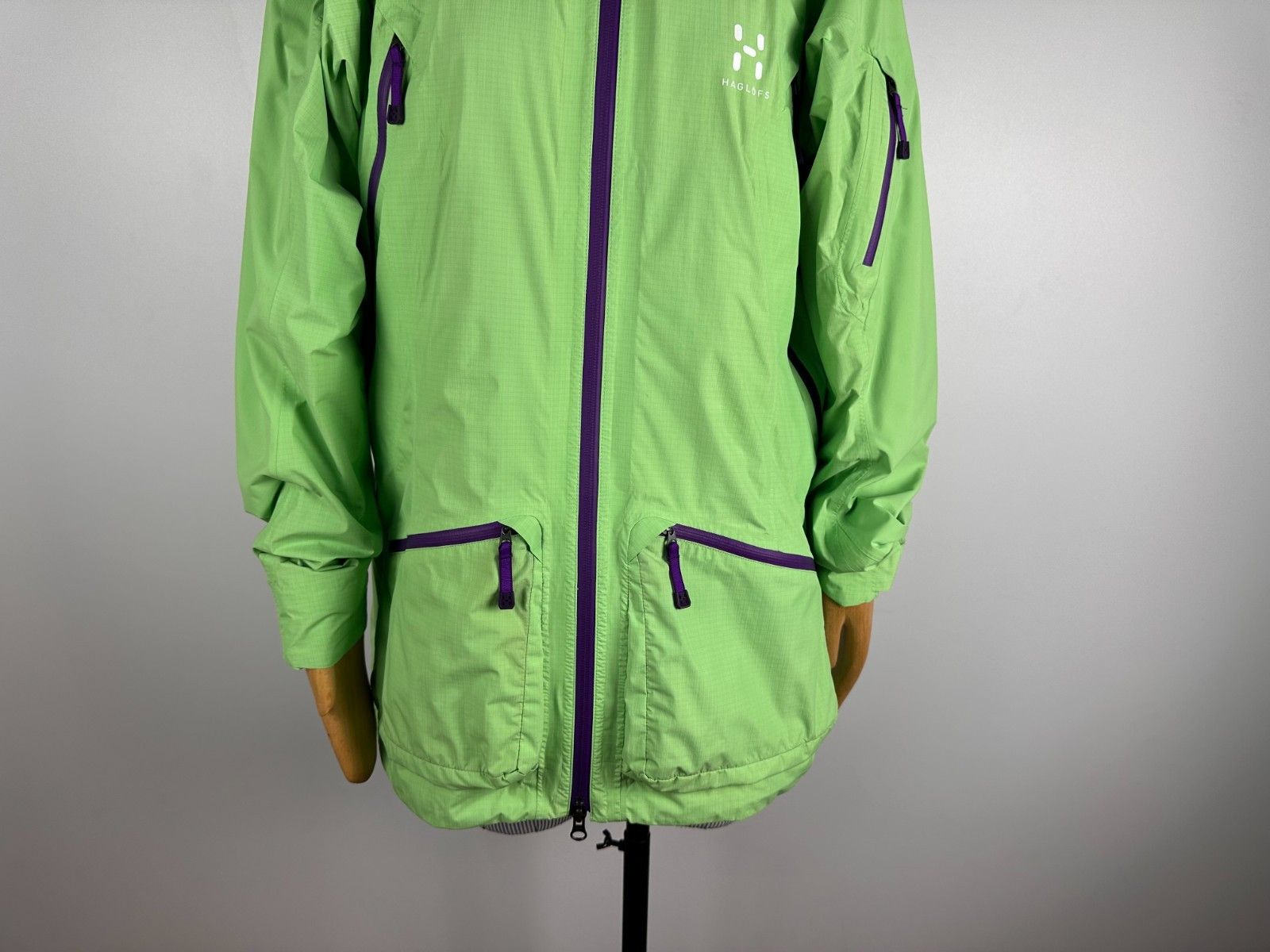 Haglofs Haglofs Chute Gore Tex Ski Jacket Women Green Purple Size M Size M / US 6-8 / IT 42-44 - 5 Thumbnail