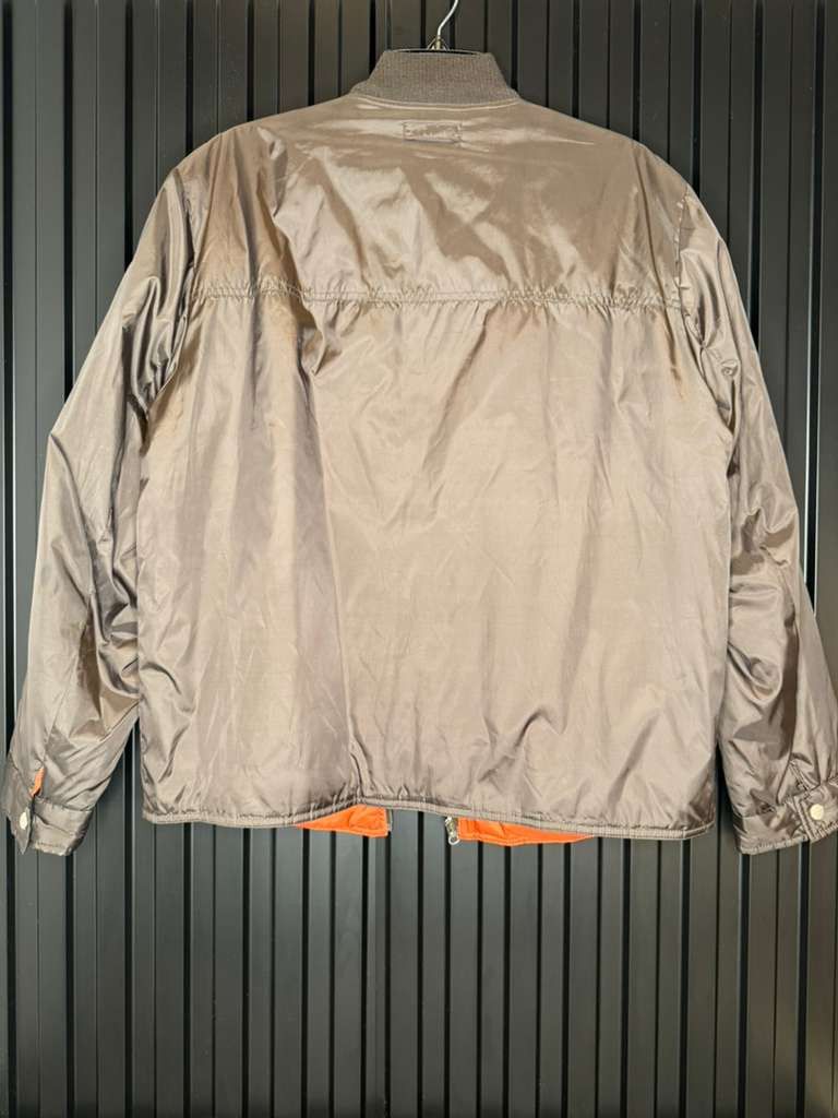 Cole Haan Cole Haan Mens Bomber Jacket M Brown Orange Insulated Flight Size US M / EU 48-50 / 2 - 8 Thumbnail