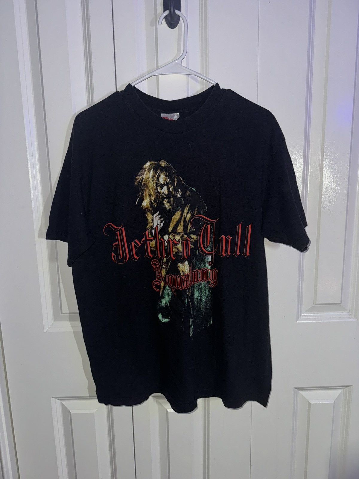 Band Tees × Hanes × Vintage Vintage Y2K Jethro Tull Shirt Aqualung World Tour 2001 Size US L / EU 52-54 / 3 - 1 Thumbnail
