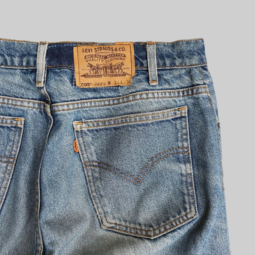 Levi's Levi’s 505 1990 90s Vintage W32 L30 USA Made Denim Jeans Size US 32 / EU 48 - 4 Thumbnail