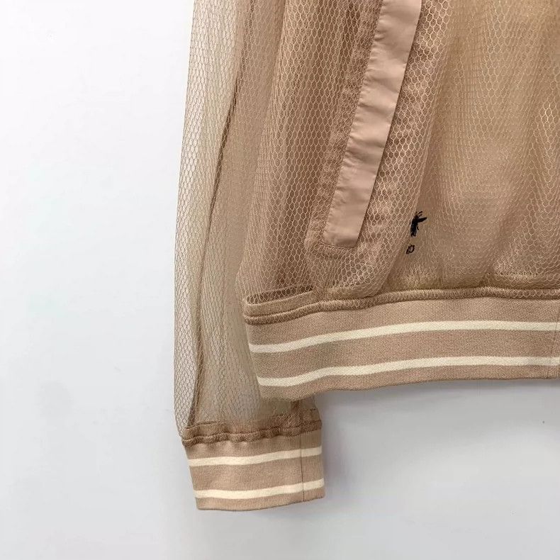 Dior Dior Brown striped stand-up collar zipper long-sleeved mesh Size M / US 6-8 / IT 42-44 - 4 Thumbnail