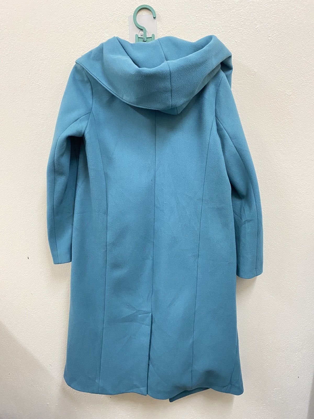 Japanese Brand Ellei Donna Wool Coat Jacket - Riviera Colour Size S / US 4 / IT 40 - 3 Thumbnail