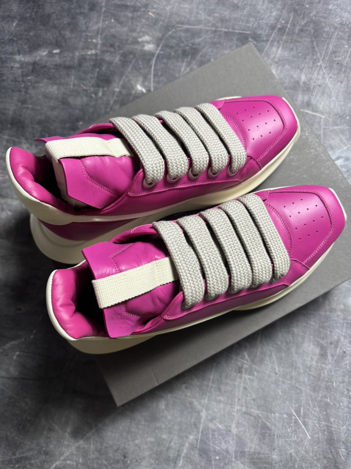Rick Owens Rick Owens Geth Runner Hot Pink Size US 12 / EU 45 - 3 Thumbnail