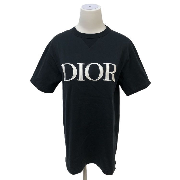 Dior Dior Embroidered Logo T-Shirt Black Size XS Size US XS / EU 42 / 0 - 1 Thumbnail