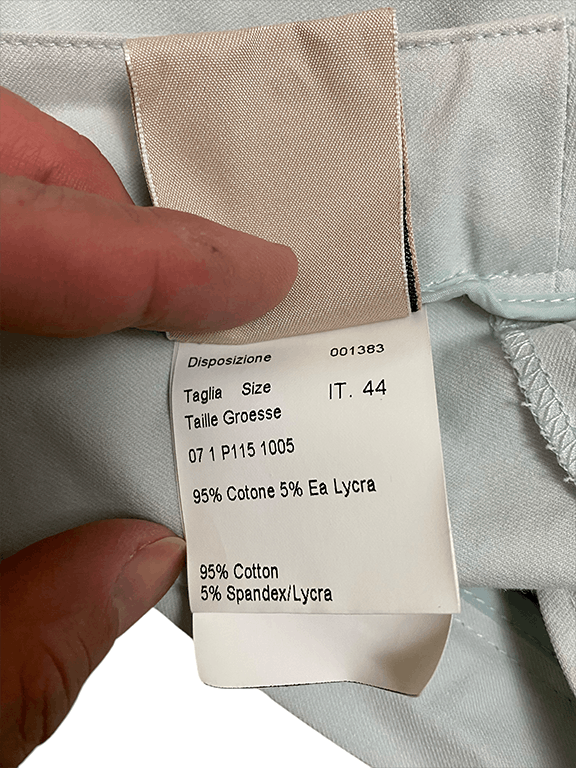 Piazza Sempione Stone tapered cigarette pant with waistband Size 30" / US 8 / IT 44 - 10 Thumbnail