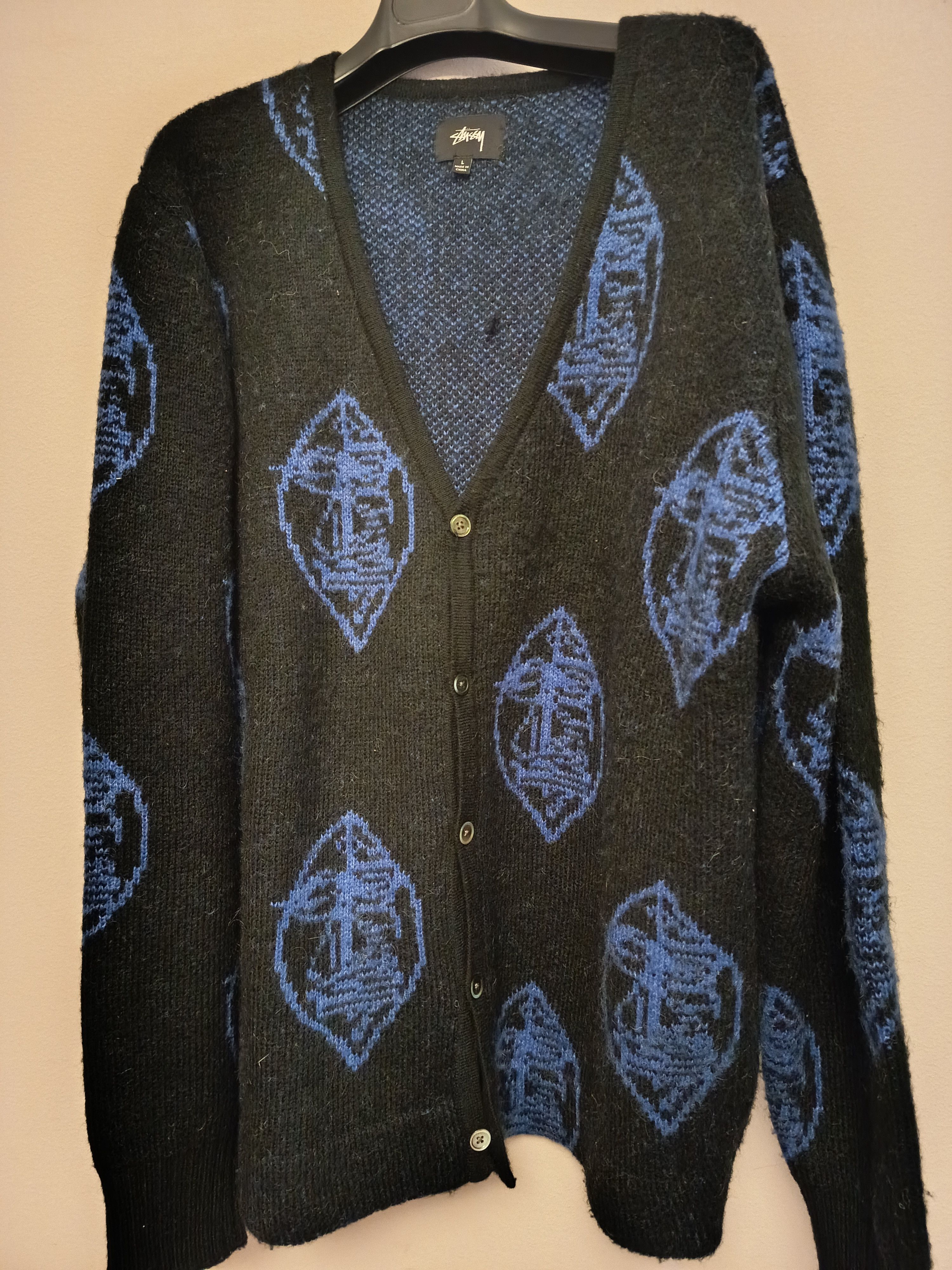 Stussy Cardigan Size US L / EU 52-54 / 3 - 1 Thumbnail
