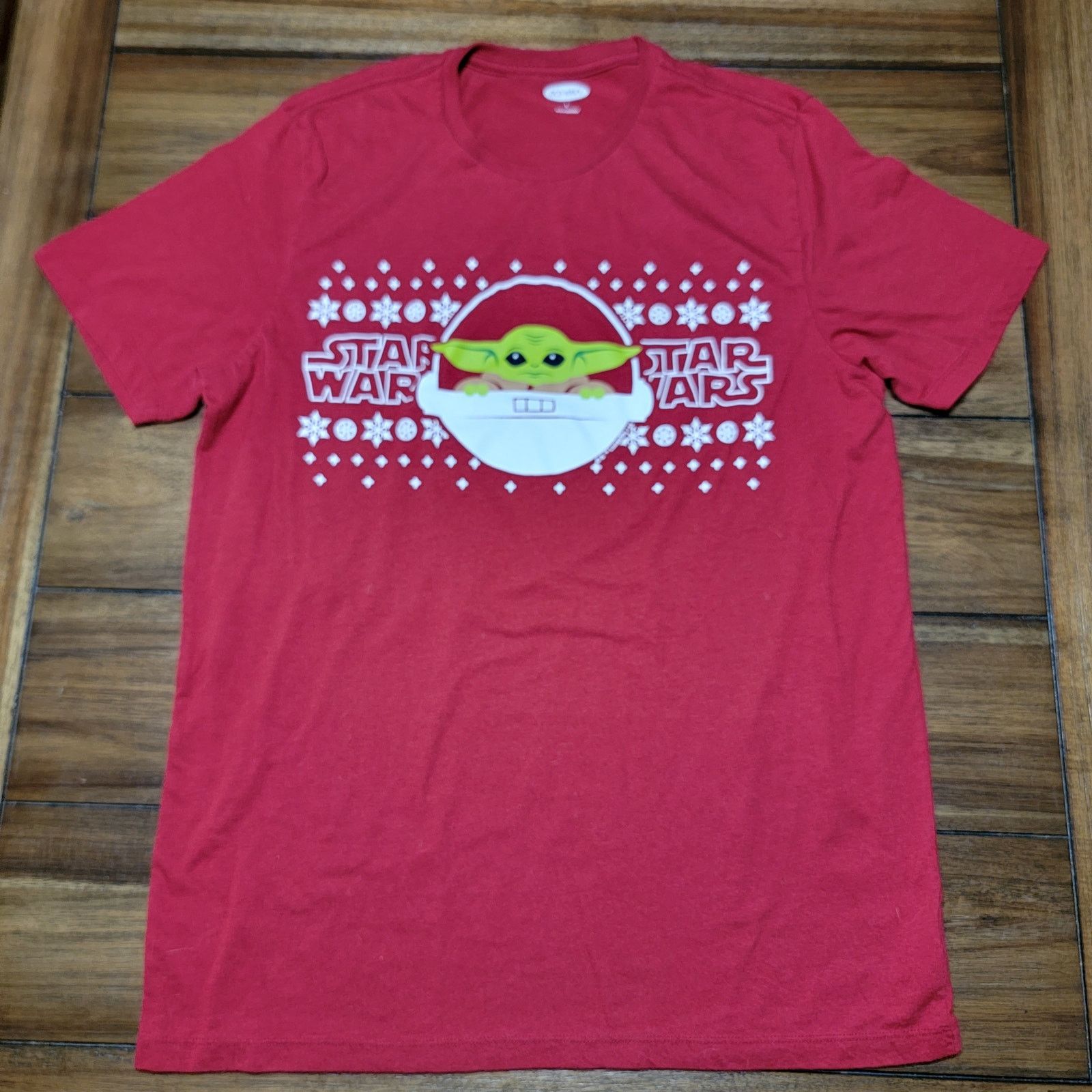 Old Navy Old Navy Christmas Star Wars Grogu Unisex Tee - Size Large Size US L / EU 52-54 / 3 - 1 Thumbnail