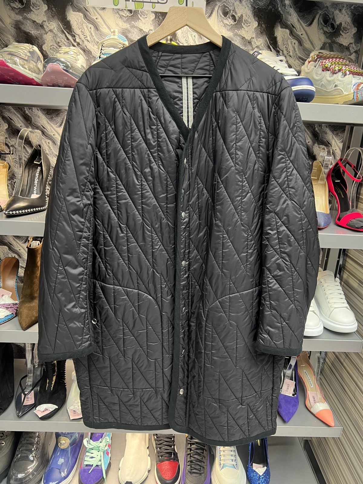 Rick Owens Rick Owens Larry Quilted Liner Jacket Size US S / EU 44-46 / 1 - 1 Thumbnail
