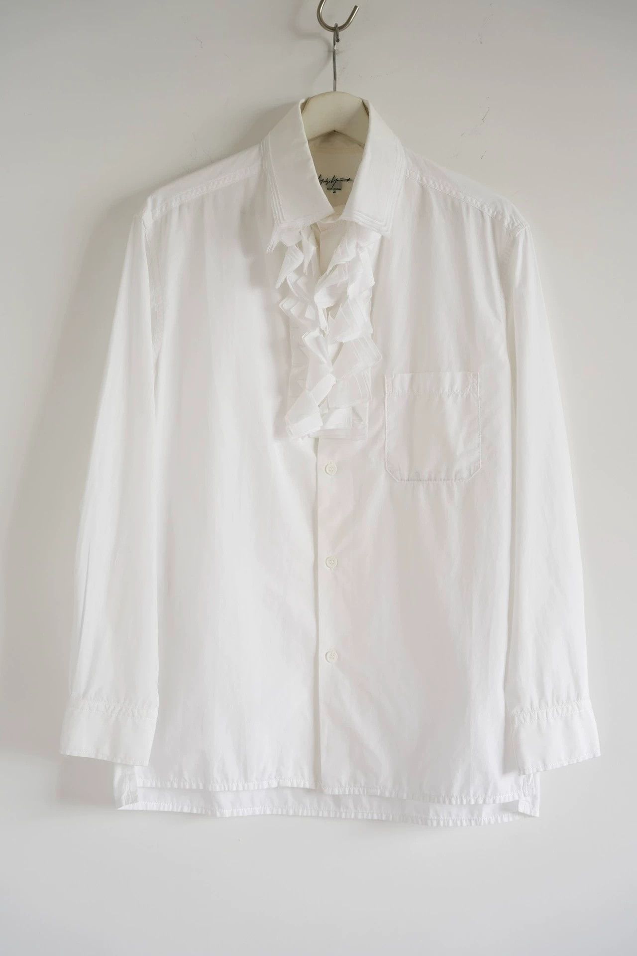 Yohji Yamamoto Yohji Yamamoto 15AW OG Triple White Cotton Shirt Size US M / EU 48-50 / 2 - 1 Thumbnail