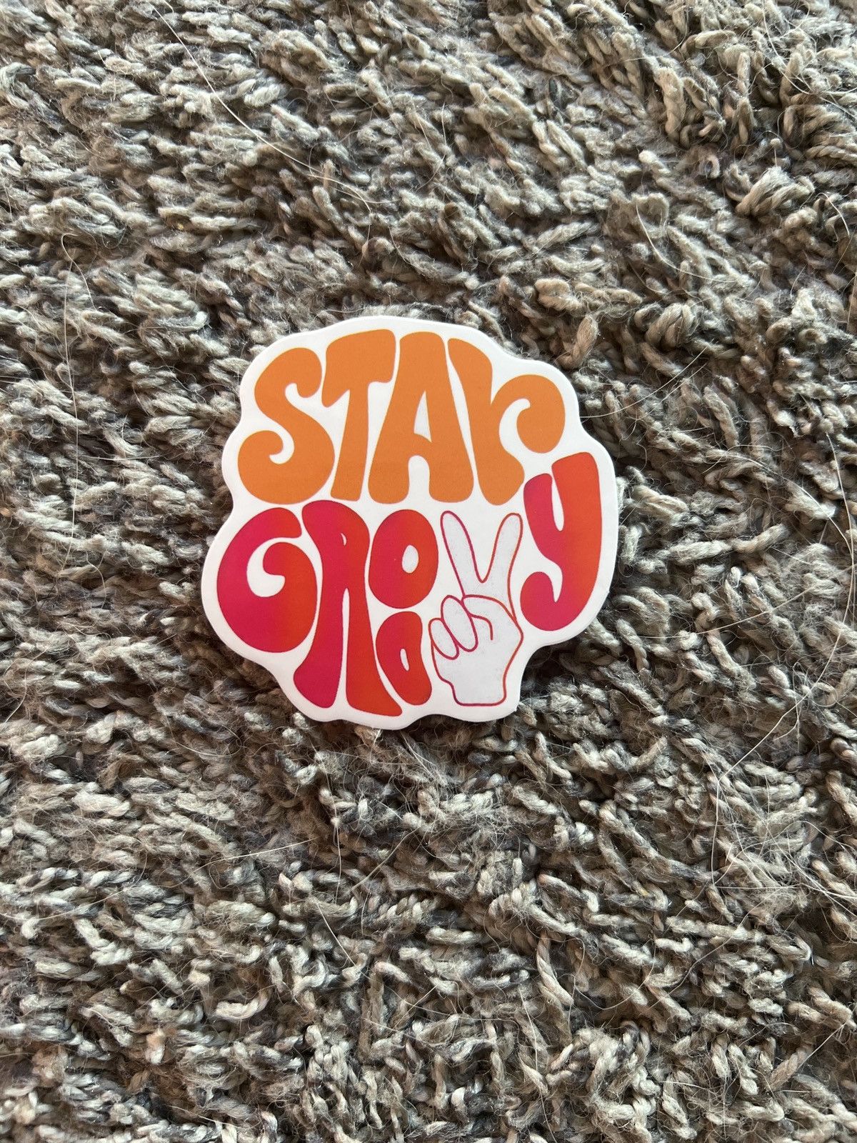Hypebeast × Vintage Stay Groovy Sticker Size ONE SIZE - 1 Thumbnail
