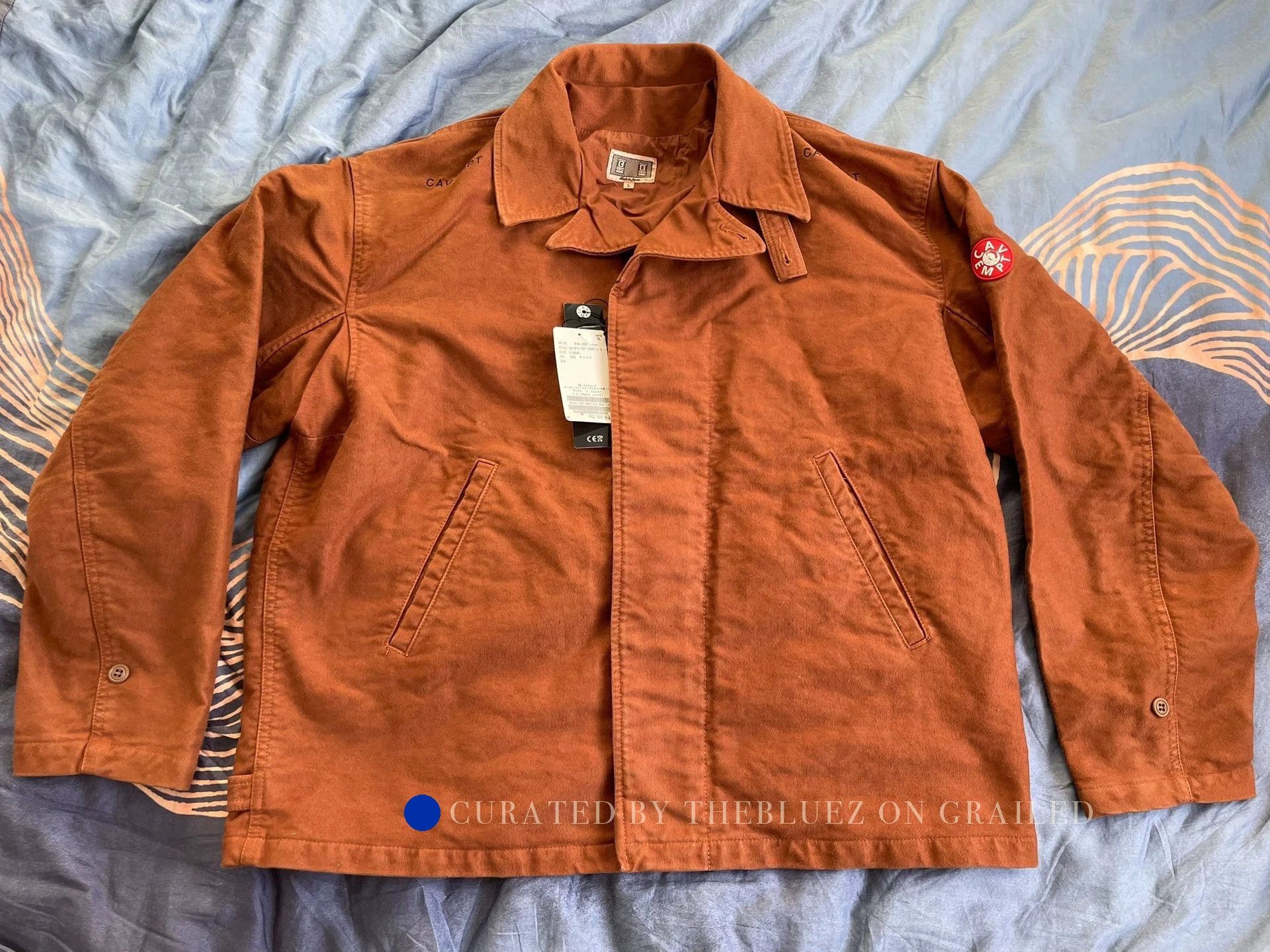 Cav Empt Washed Heavy Brown Light Jacket Size US L / EU 52-54 / 3 - 1 Thumbnail