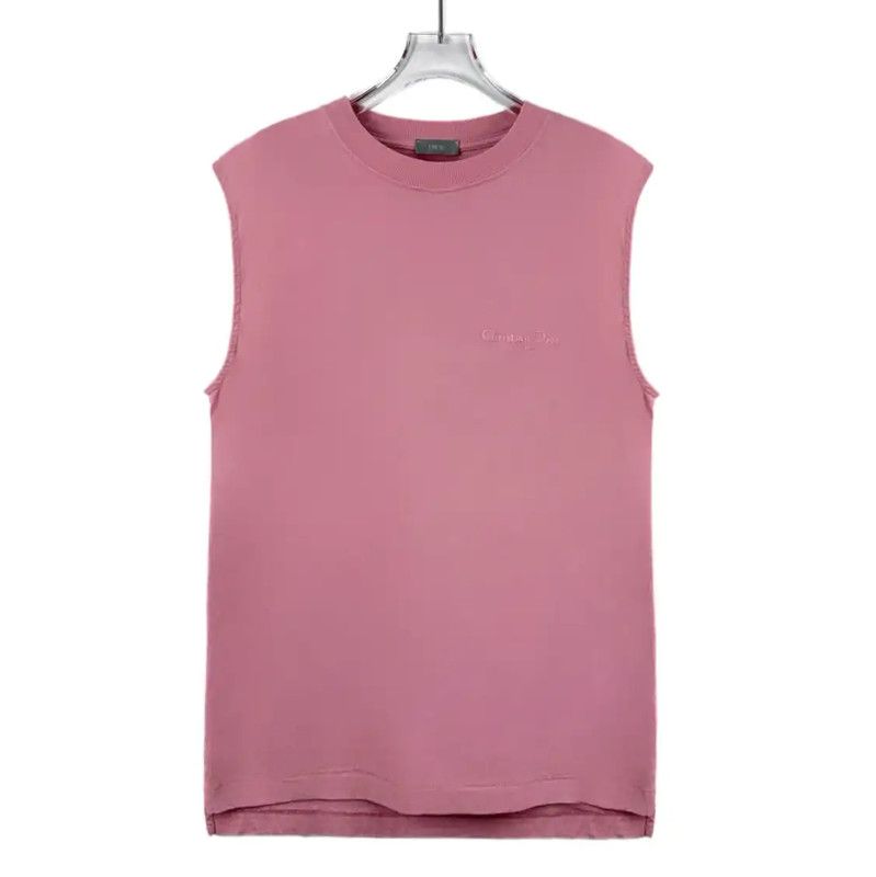 Dior Dior Pink Cotton Women's T-Shirt XS Size 0089 Size XS / US 0-2 / IT 36-38 - 1 Thumbnail