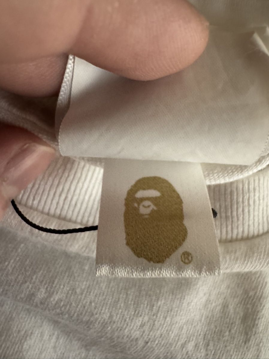 Bape Bape wavy logo tee Size US M / EU 48-50 / 2 - 6 Thumbnail