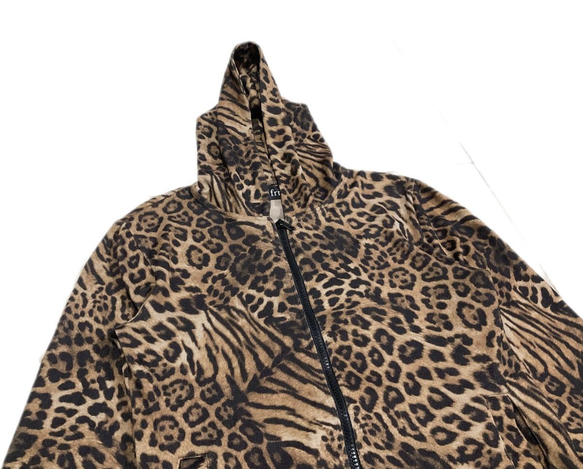 00s archive xfrm 黒豹　leopard jacket y2k Y2K Rave Faux Fur Leopard Print Jacket Coat – ROCK 'N DOLL