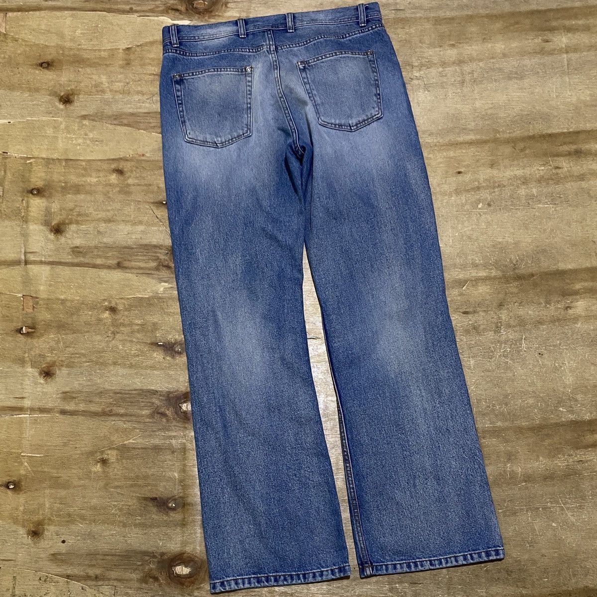 Andersson Bell Andersson bell destroyed boots cut wide jeans