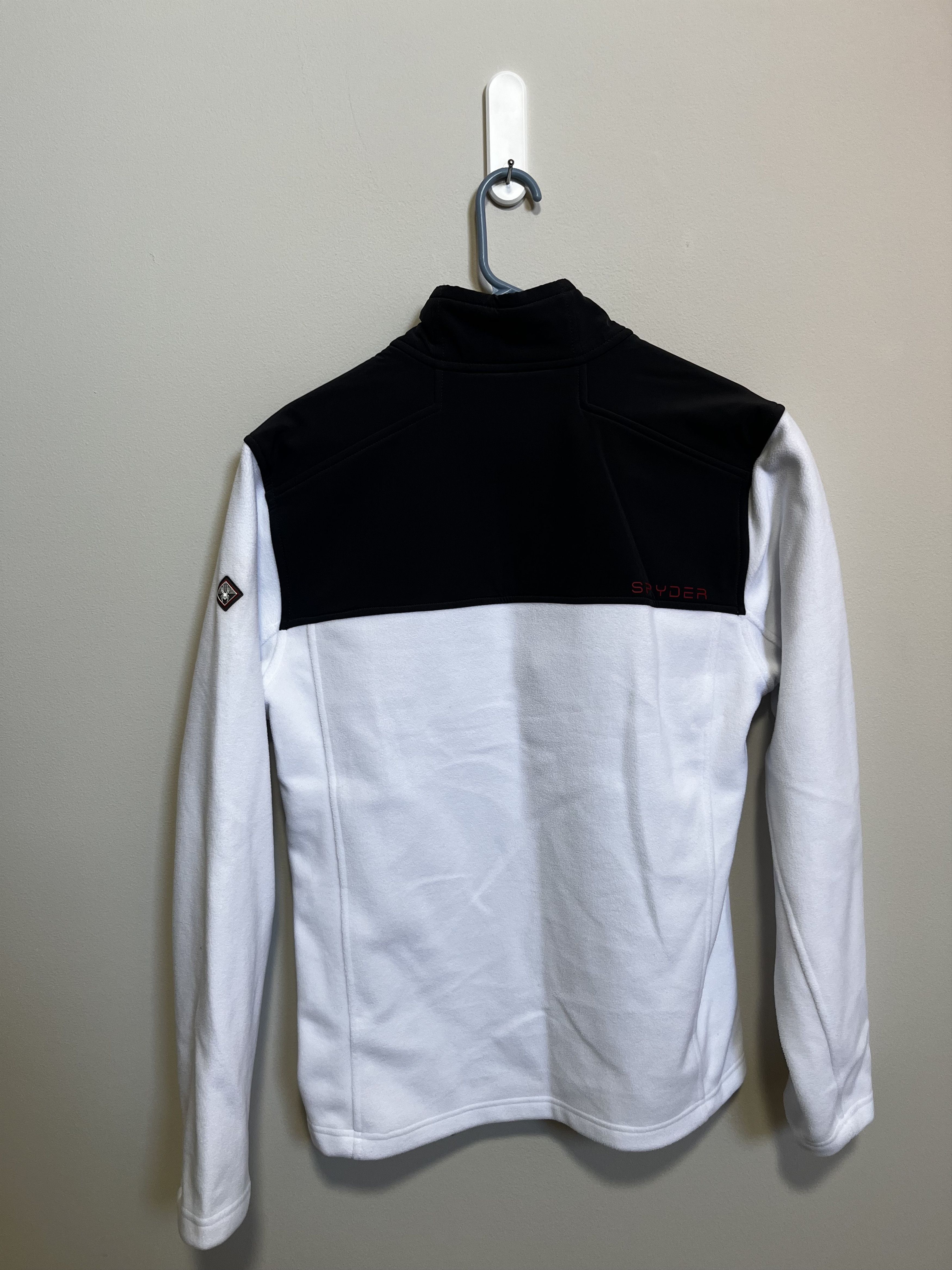Spyder Spyder Core Quarter Zip Fleece Pullover (Size M) White/Black Size US M / EU 48-50 / 2 - 4 Thumbnail