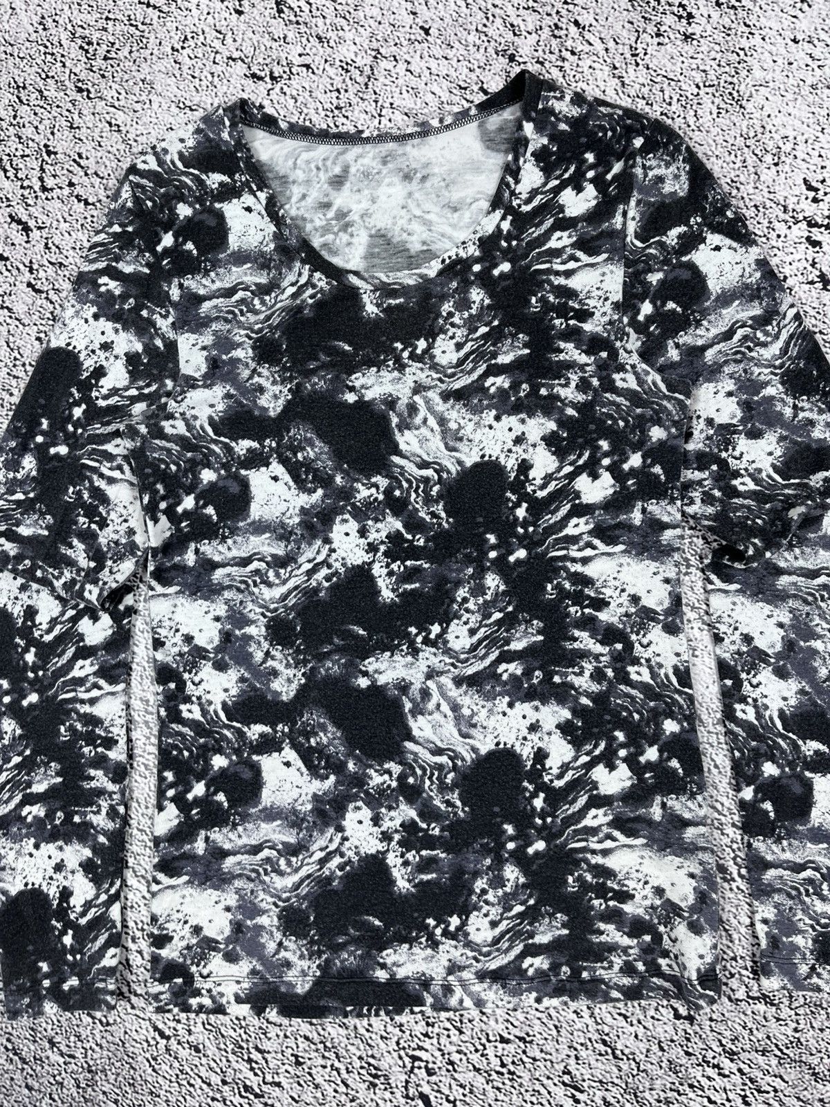 Vintage Vintage Y2K Waves Avantgarde Abstract LongSleeve Top Size L / US 10 / IT 46 - 4 Thumbnail