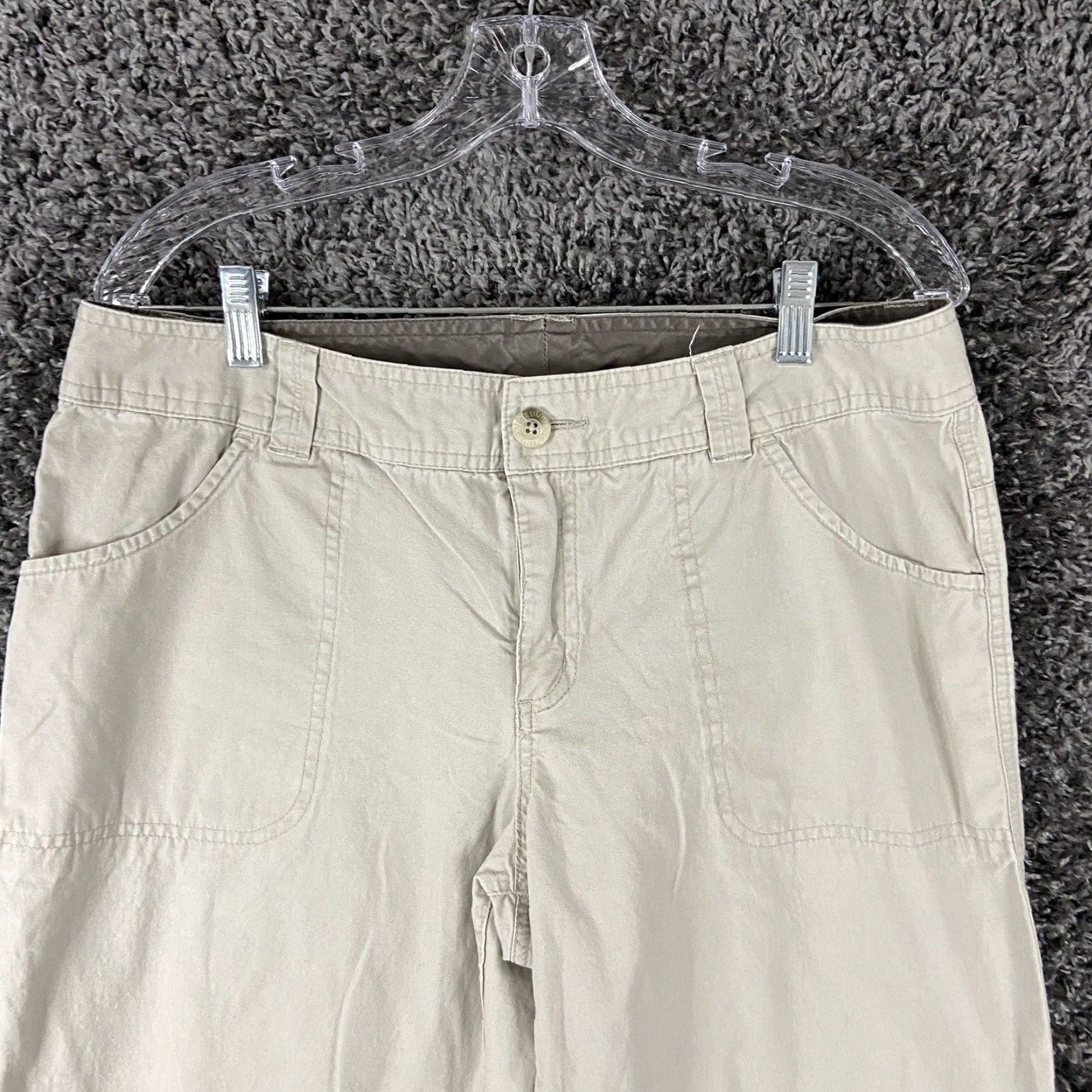 Vintage Columbia Pants Khakis Women 12 Beige Regular Khaki Pants Womens 12 Beige Columbia Sportswear Size 34" / US 12 / IT 48 - 4 Thumbnail