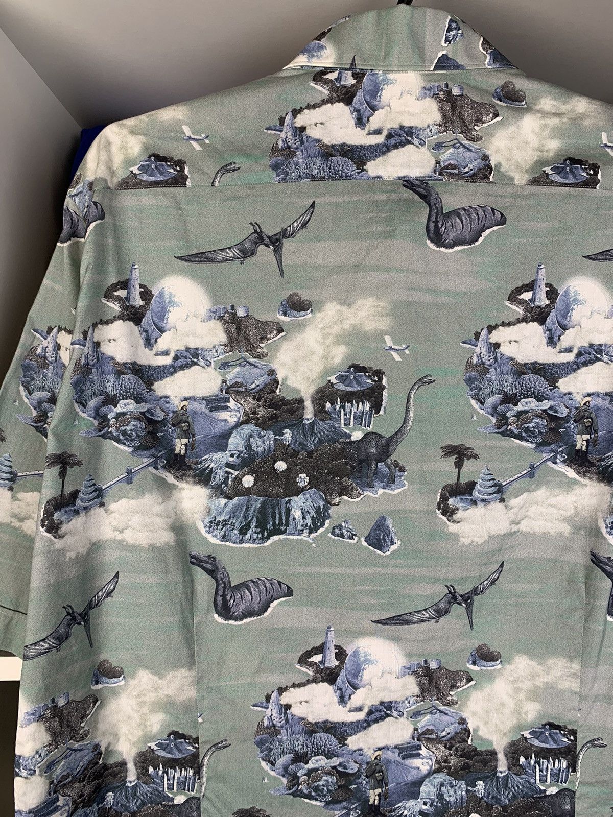 Lanvin Lanvin Hawaiian Dino Vacation Short Sleeve Button Up Shirt Size US M / EU 48-50 / 2 - 19 Thumbnail