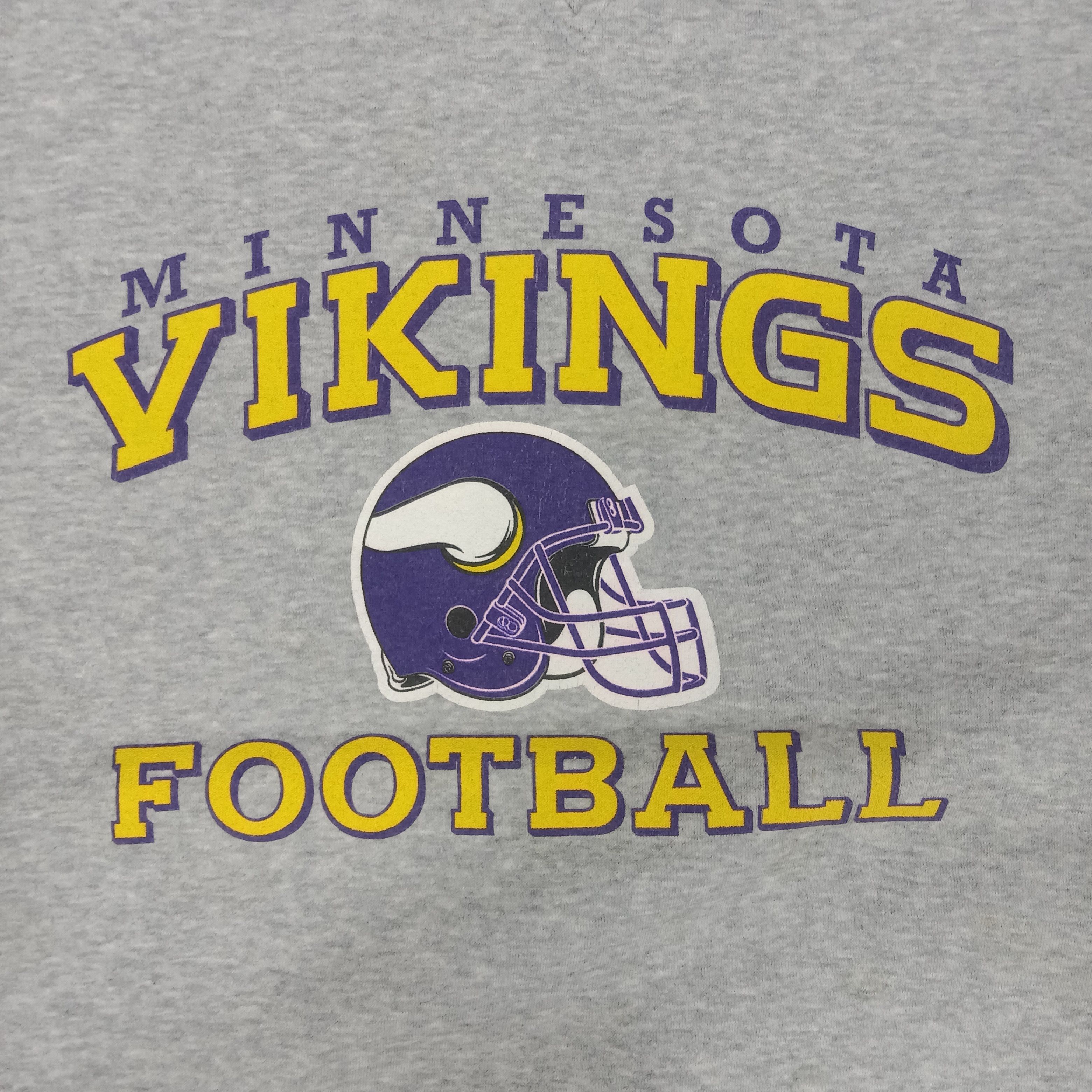 NFL × Reebok × Vintage Reebok Minnesota Vikings Football Sweatshirt Size US XL / EU 56 / 4 - 2 Thumbnail