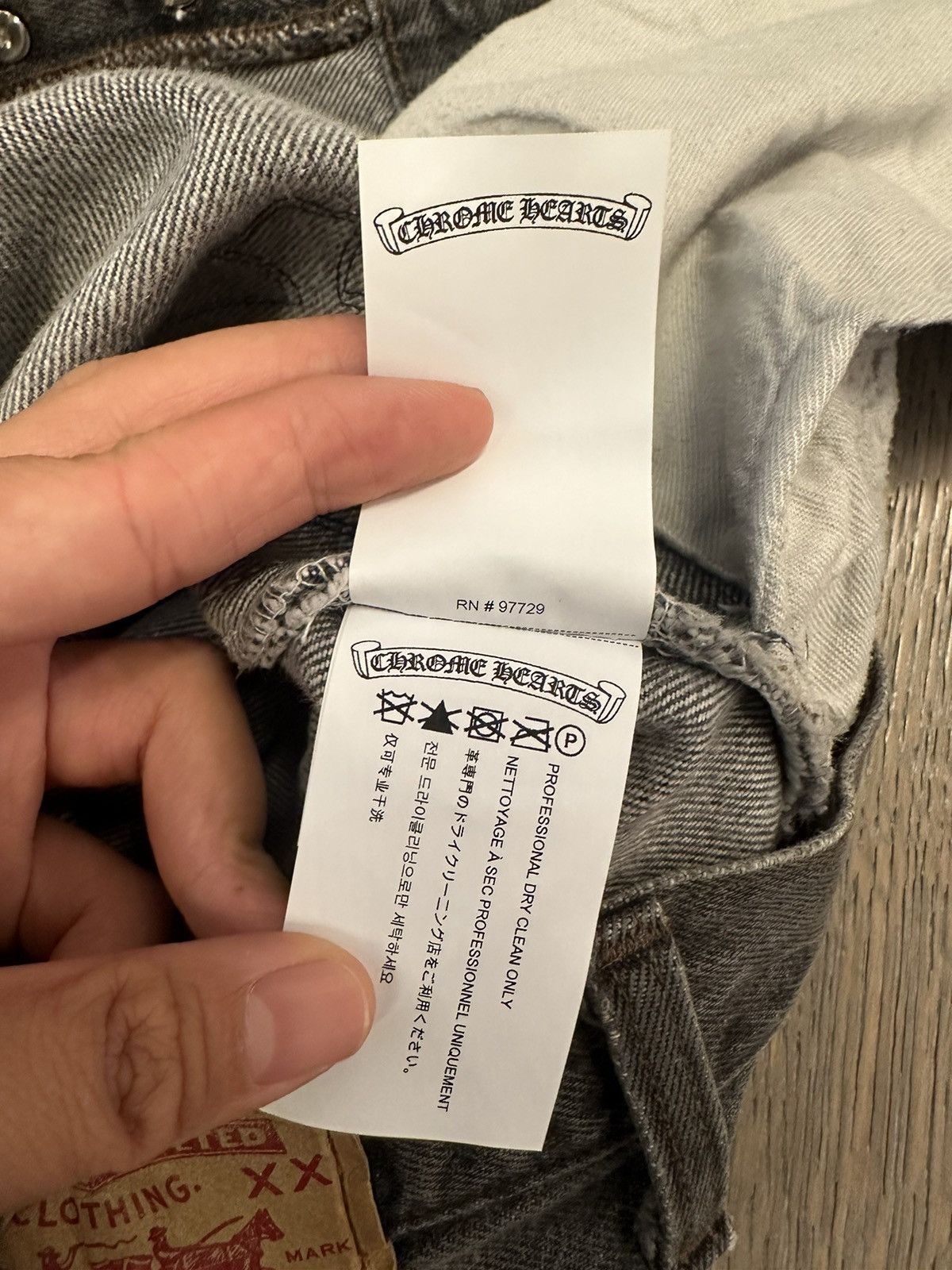 Chrome Hearts 🔥Chrome Hearts 501 Grey Jeans🔥 Size US 29 - 14 Thumbnail