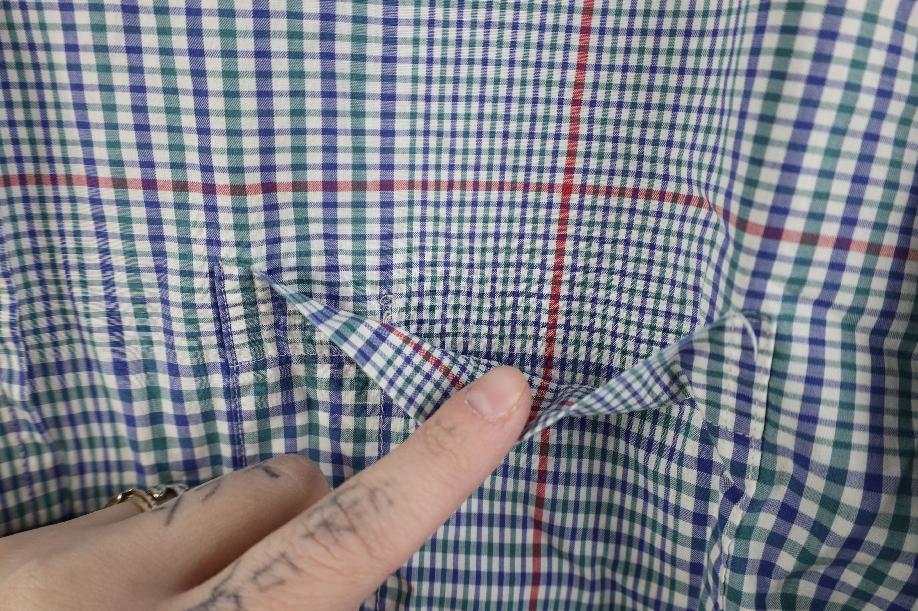 L.L. Bean Vintage 80s 90s LL Bean Button Down Shirt Plaid Cotton Size US L / EU 52-54 / 3 - 7 Thumbnail