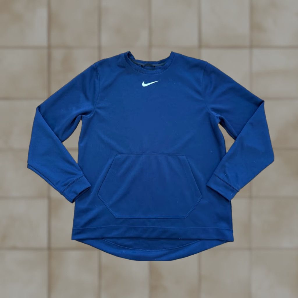 Nike Nike Sweatshirt Mens M Navy Blue NBA Warm Up Center Swoosh AV4993-419 EUC Size US M / EU 48-50 / 2 - 1 Thumbnail