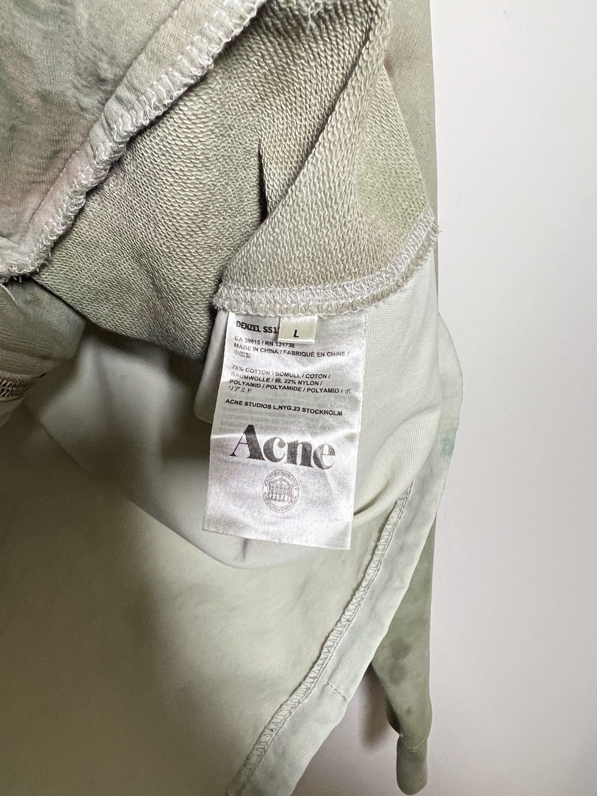 Acne Studios acne studios y2k tie dye bomber sweatshirt/jacket 1/1 Size US L / EU 52-54 / 3 - 12 Thumbnail