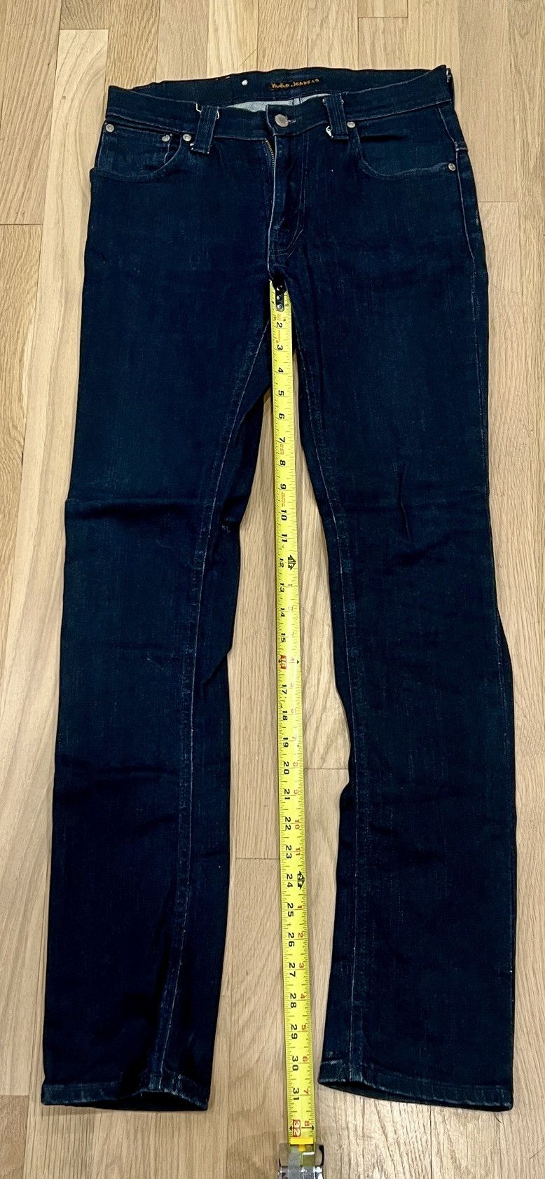 Nudie Jeans Nudie Jeans – Thin Finn – Ultra Indigo Coated Size US 30 / EU 46 - 3 Thumbnail