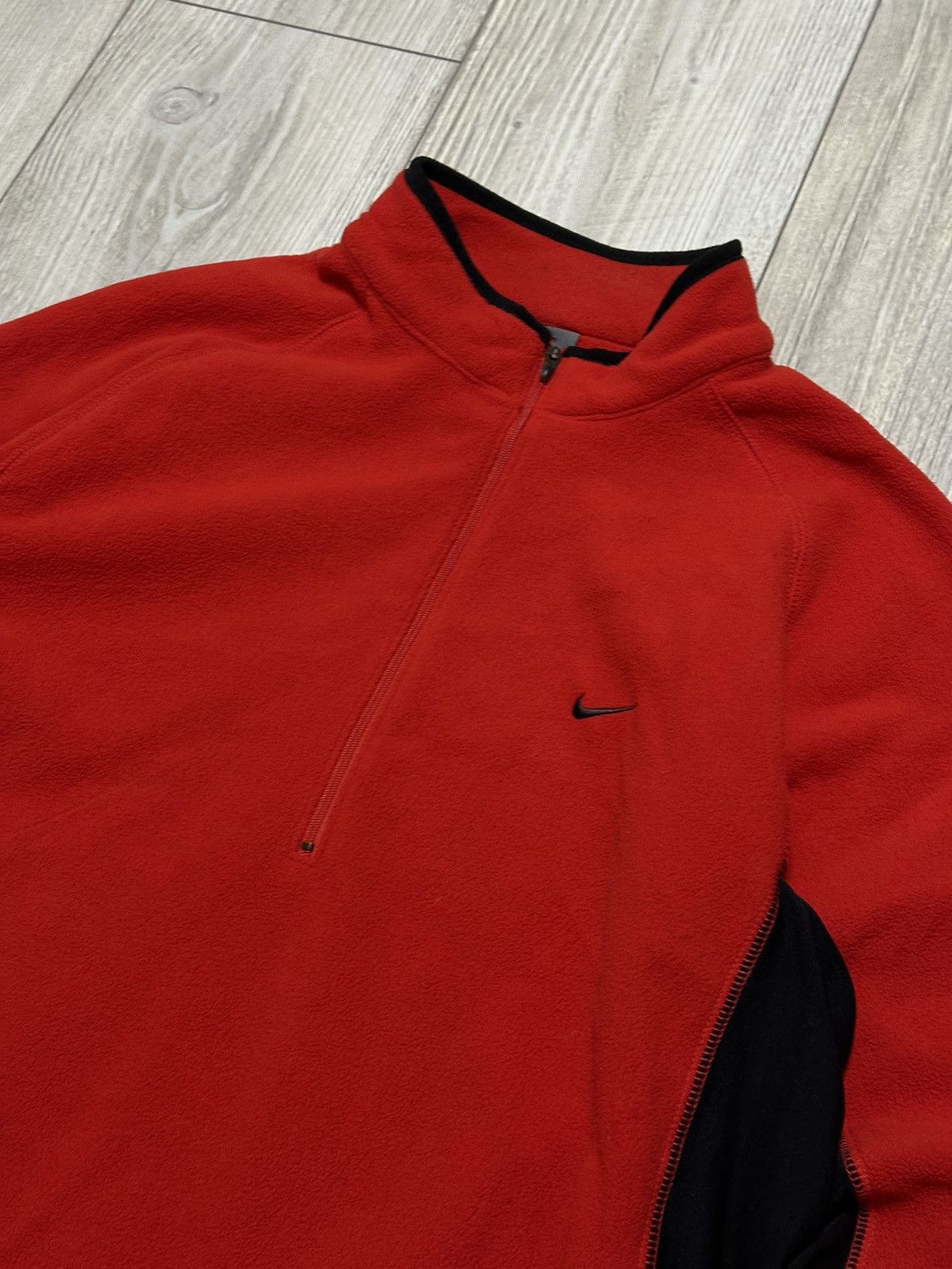 Nike Rare Vintage Fleece Jacket Nike Therma-Fit Outdoor Ski Style Size US XL / EU 56 / 4 - 2 Thumbnail