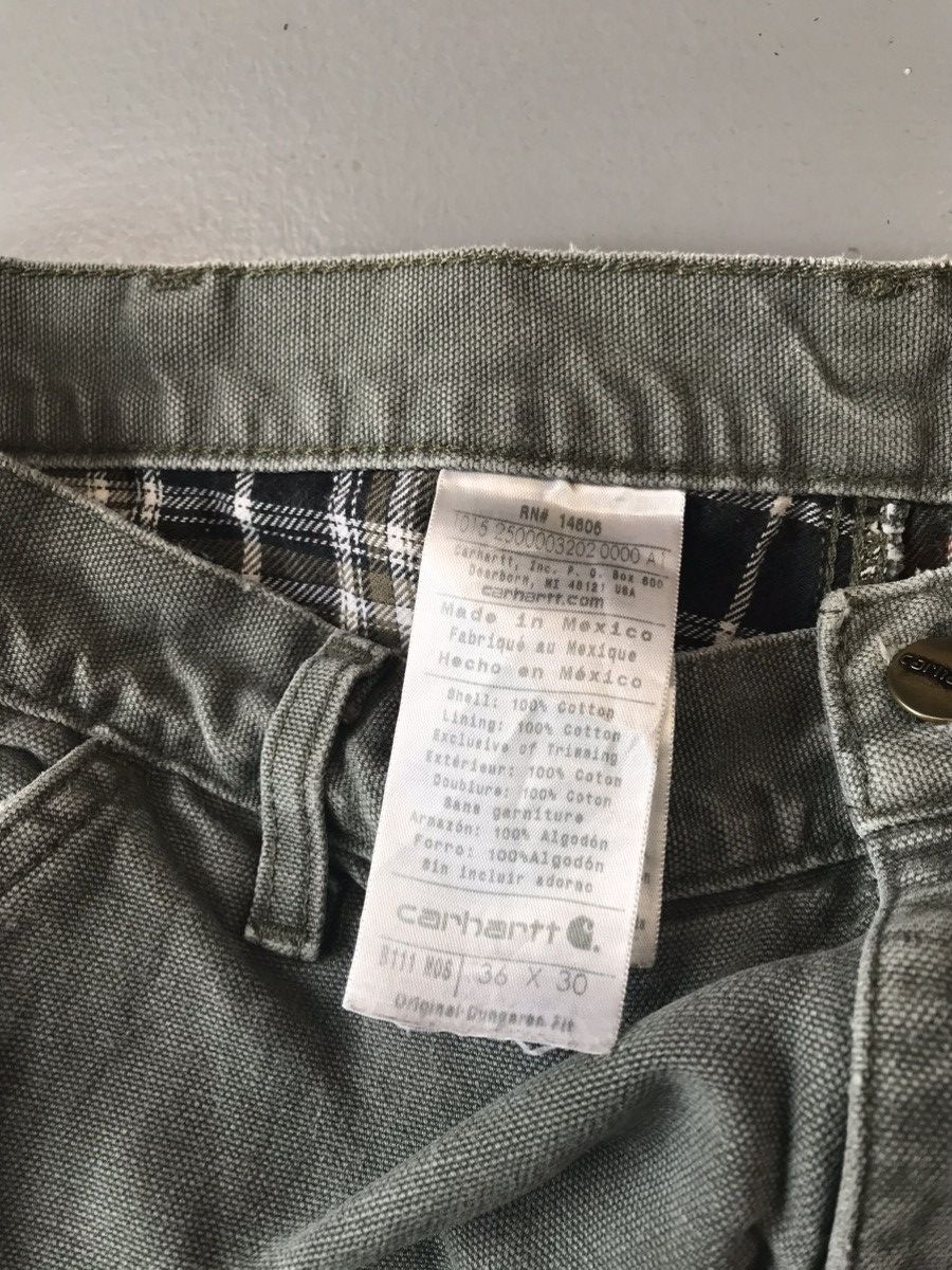 Carhartt × Vintage Rare Vintage Carhartt B111 MOS blanket line carpenter denim Size US 36 / EU 52 - 5 Thumbnail