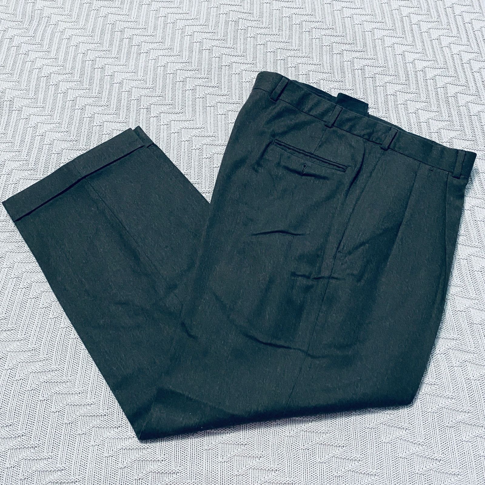 Brooks Brothers Brooks Brothers brown gray wool dress pants Size US 38 / EU 54 - 1 Thumbnail