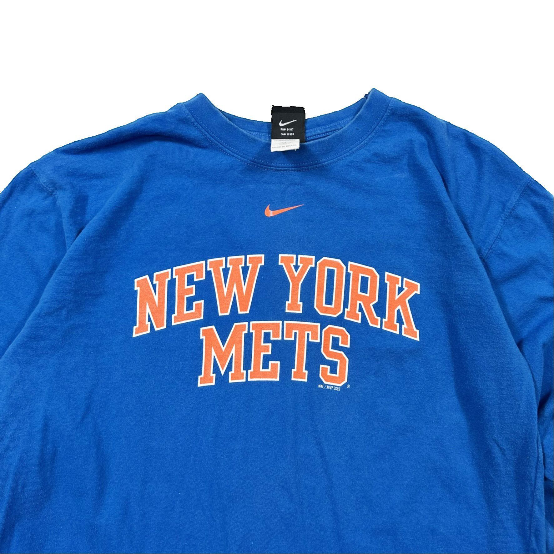 Vintage Vintage 00s New York Mets Nike Team Nike Centre Swoosh Size US L / EU 52-54 / 3 - 2 Thumbnail