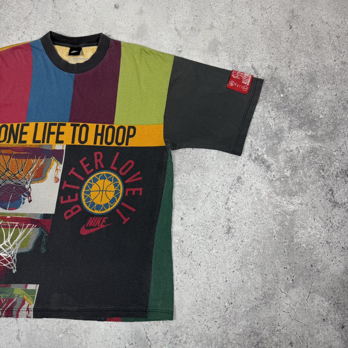 Nike Vintage 90s Nike “One Life To Hoop” Jordan NBA T Shirt tee Size US XL / EU 56 / 4 - 3 Thumbnail