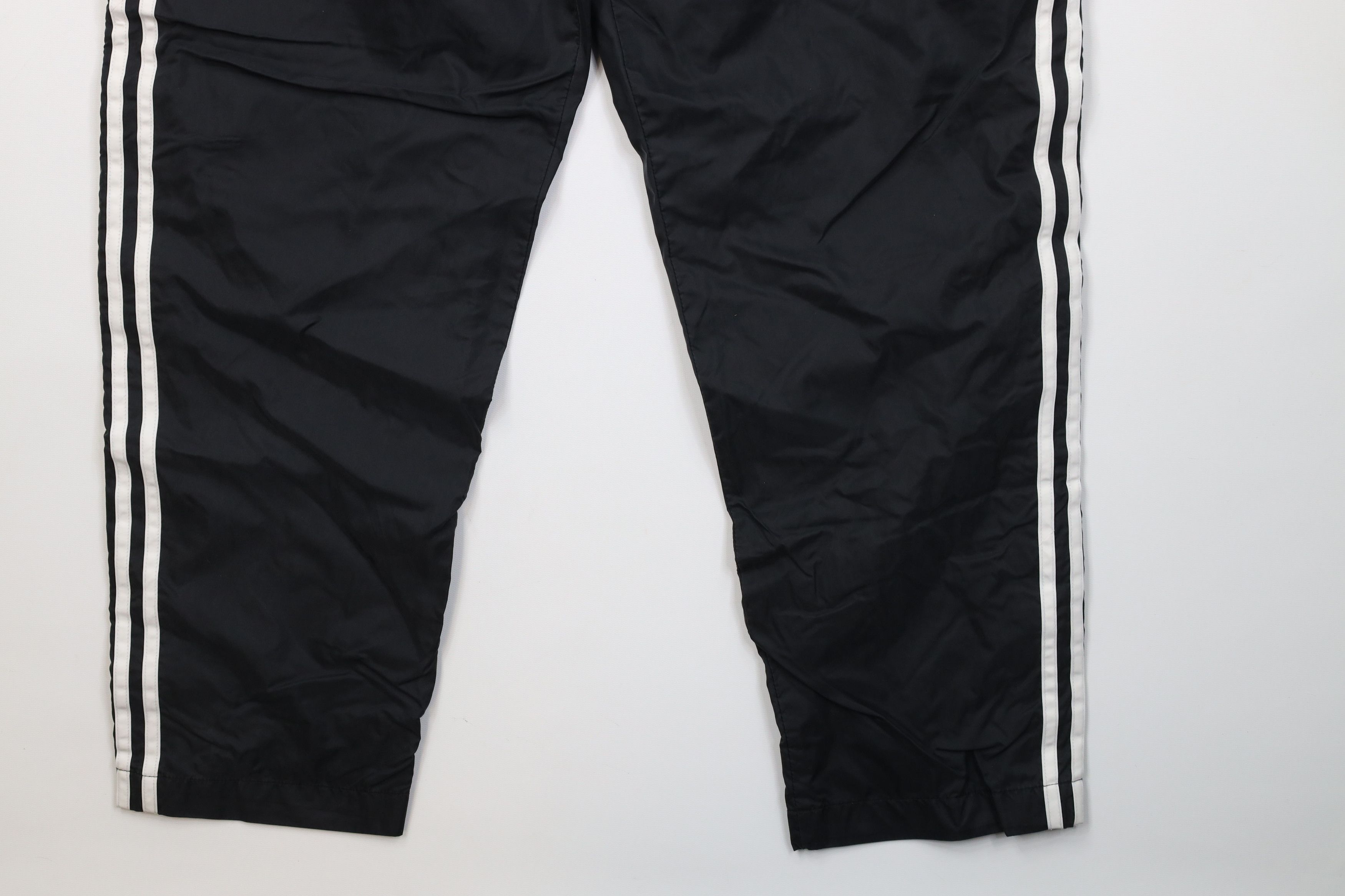 Adidas Vintage 90s Adidas Lined Wide Leg Tearaway Windbreaker Pants Size US 34 / EU 50 - 5 Thumbnail
