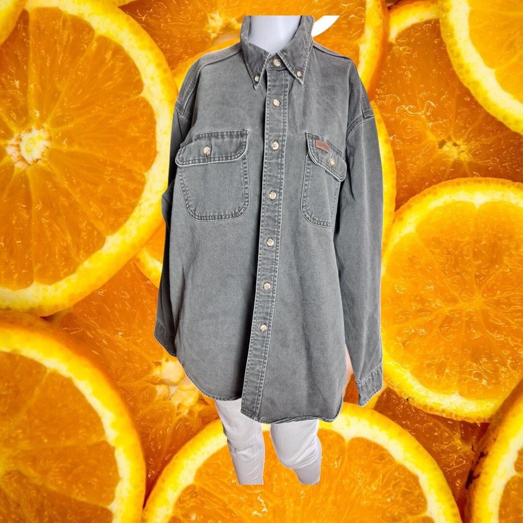 Carhartt Carhartt Work Shirt Button Up Long Sleeve Utility Pockets Ol Size US L / EU 52-54 / 3 - 2 Thumbnail