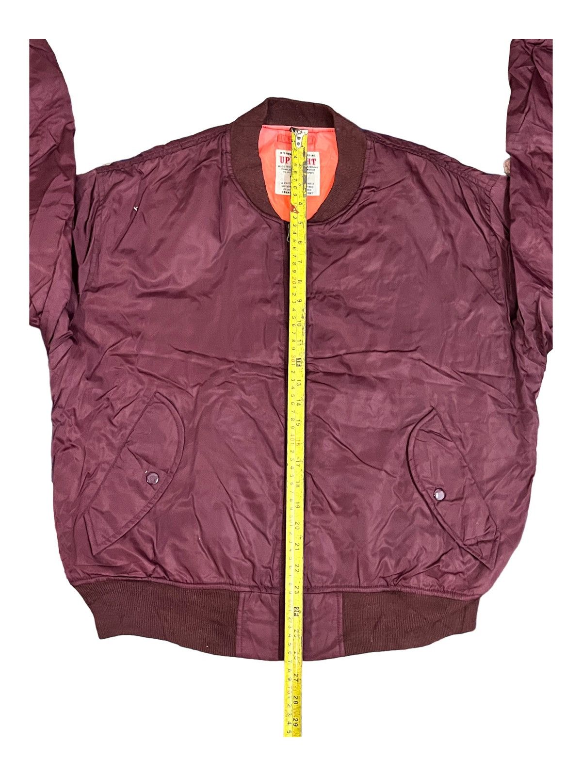 Designer × Japanese Brand Vintage Upright MA-1 Flight Bomber Style Jacket Size US L / EU 52-54 / 3 - 9 Thumbnail