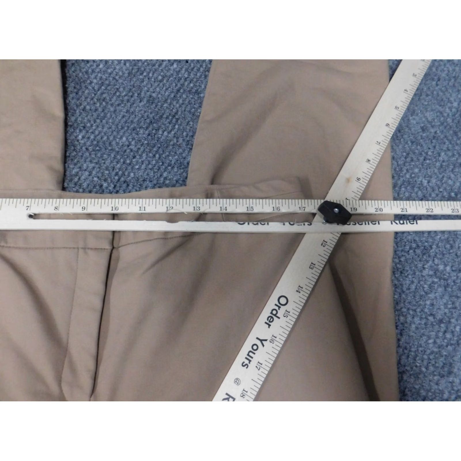 Charter Club Charter Club Pants Women 14 Beige Straight Slim It Up Chino 24in Inseam Navy? Size 36" / US 14 / IT 50 - 2 Thumbnail