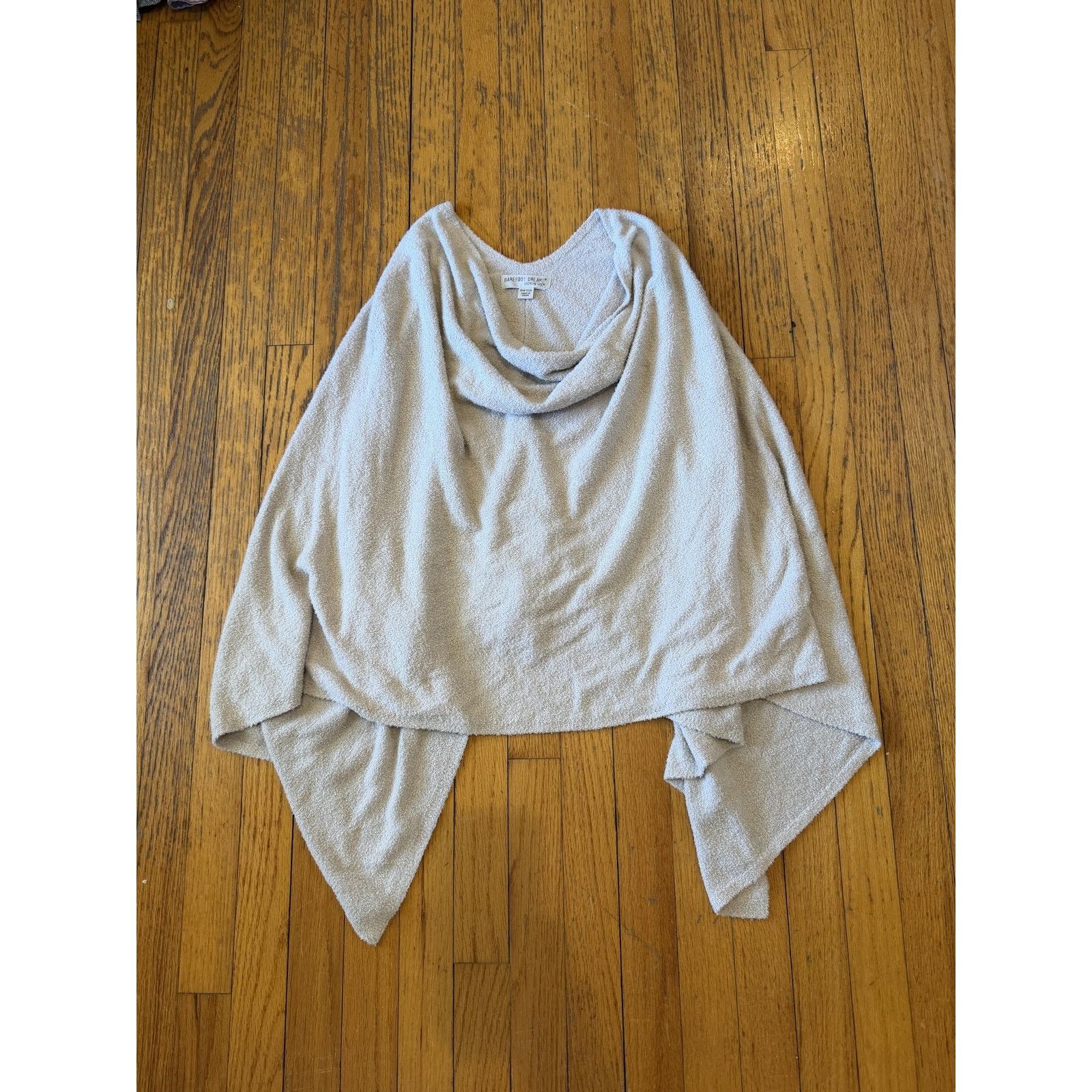 Other Barefoot Dreams Cape Sweater One Size Beige CozyChic Cowl Size ONE SIZE - 1 Thumbnail