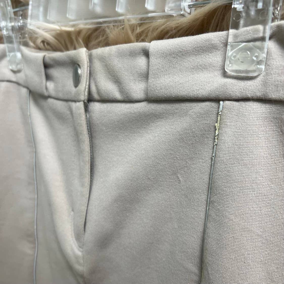Alexander Wang Alexander Wang piping bag zipper skirt sand beige Size 29" - 2 Thumbnail