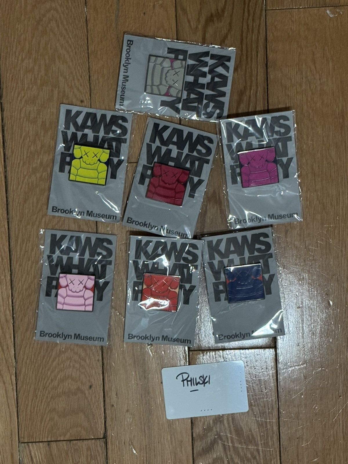 Kaws KAWS X NGV POSTCARD SET OF 4 - MODEL KATE MOSS BY DAVID