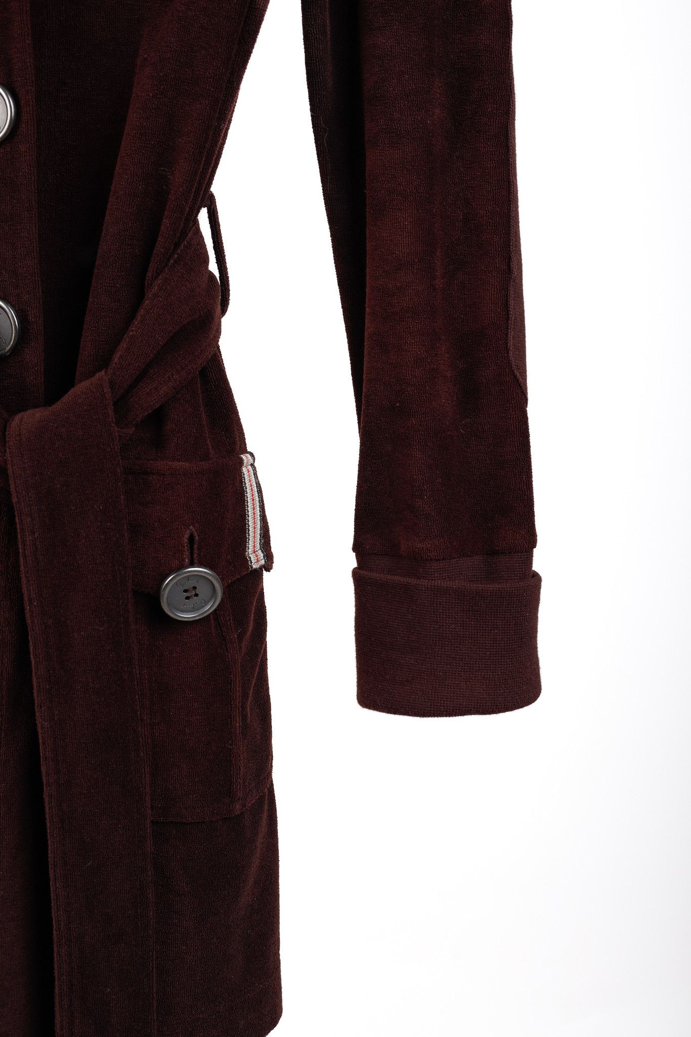 Burberry Burberry Chestnut Brown Terrycloth Military Jacket Size S / US 4 / IT 40 - 7 Thumbnail