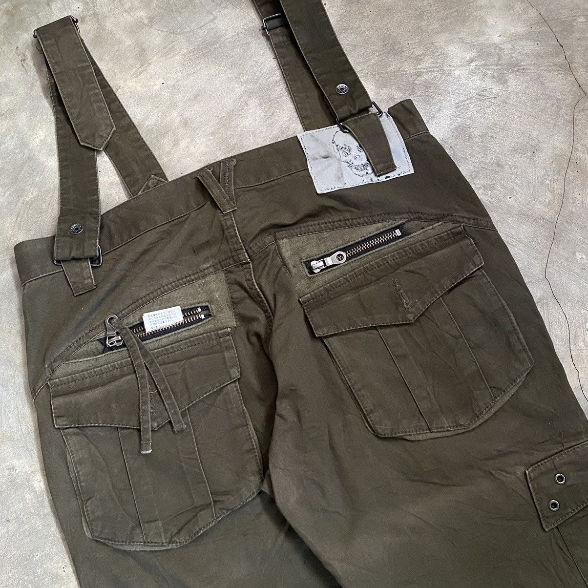 Hysteric Glamour 2000s PPFM Suspender Multi Zip Pocket Cargo Pants Size US 30 / EU 46 - 4 Thumbnail