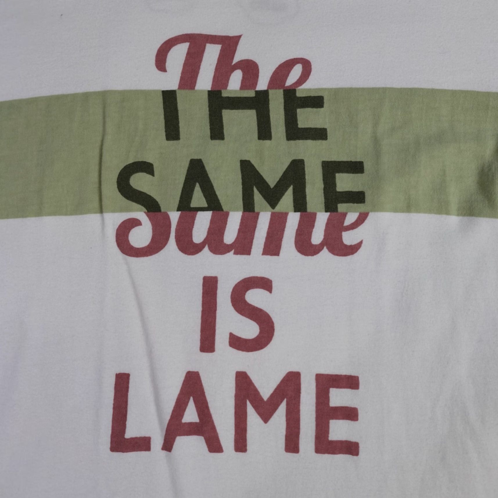 Uniqlo Uniqlo X Pharrell T-shirt XS White Men XS T-Shirt I Am Other The Same is Lame Yellowing Sleeve Size US XS / EU 42 / 0 - 2 Thumbnail