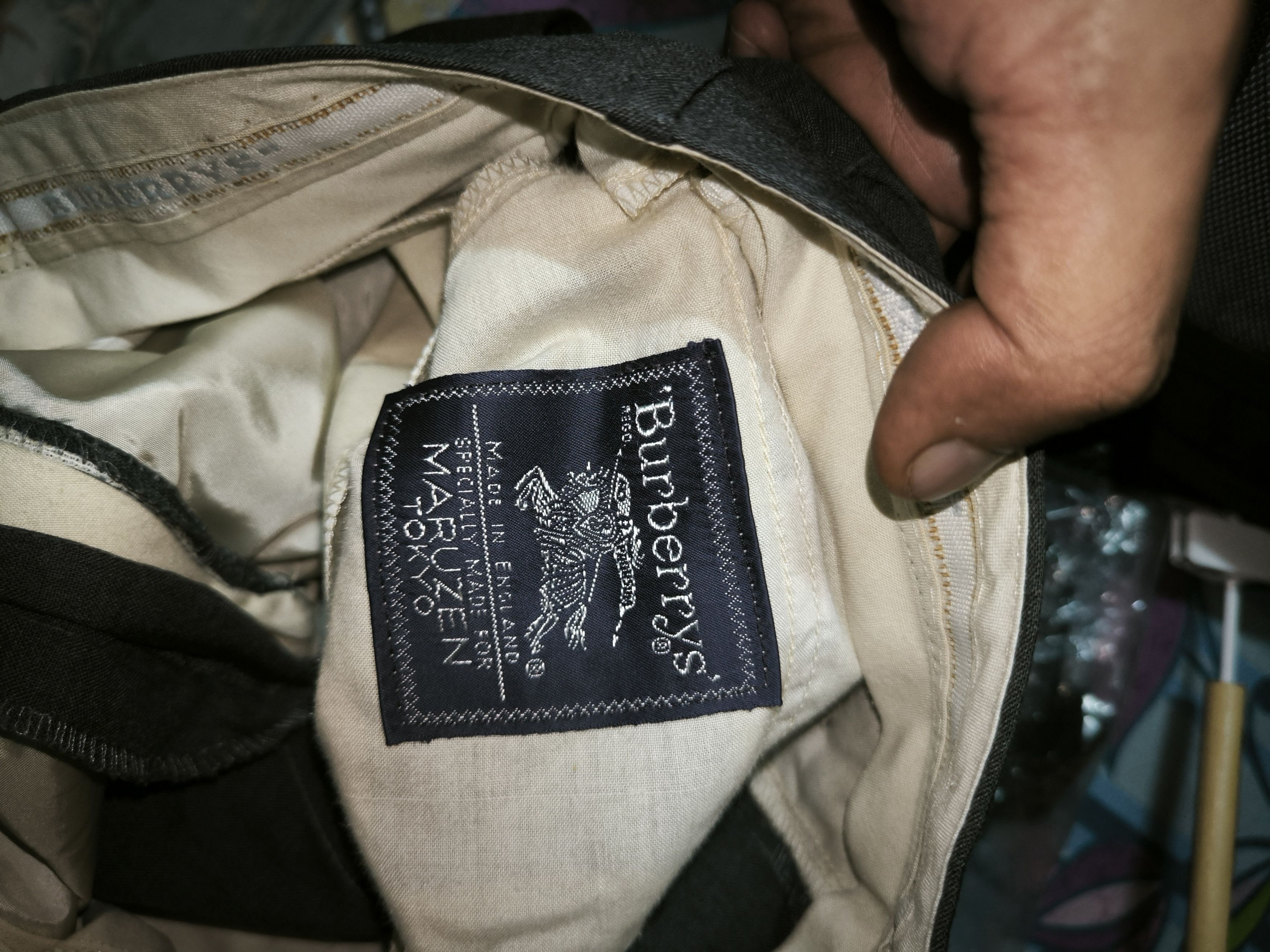 Burberry × Designer × Vintage Classic Casual Slack Pants Size US 33 - 10 Thumbnail
