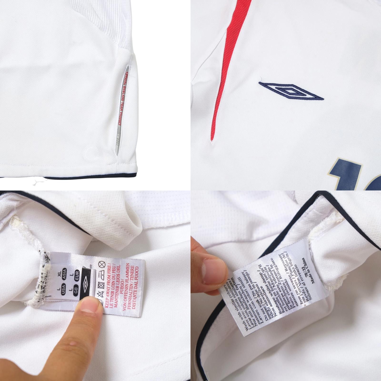 Umbro 2006/08 England Home Shirt Owen (L) Size US L / EU 52-54 / 3 - 6 Thumbnail