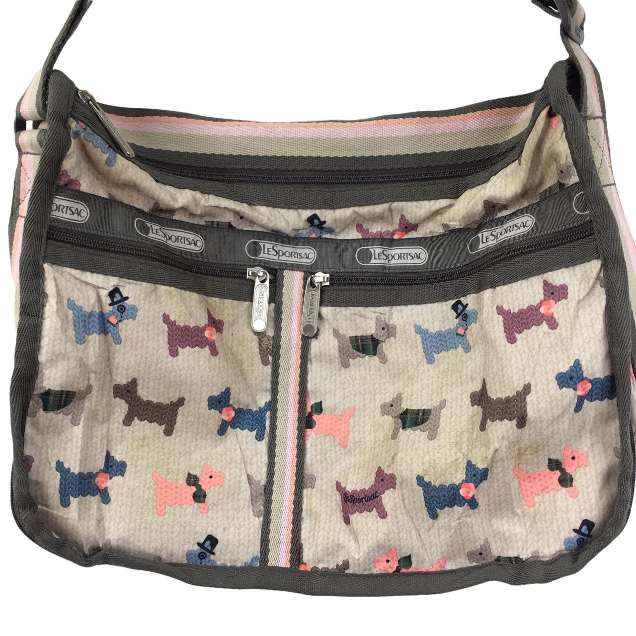 LeSportsac Vtg LESPORTSAC Dog Pet Cartoon Manga Handbag Sling Bag Tote Size ONE SIZE - 2 Thumbnail