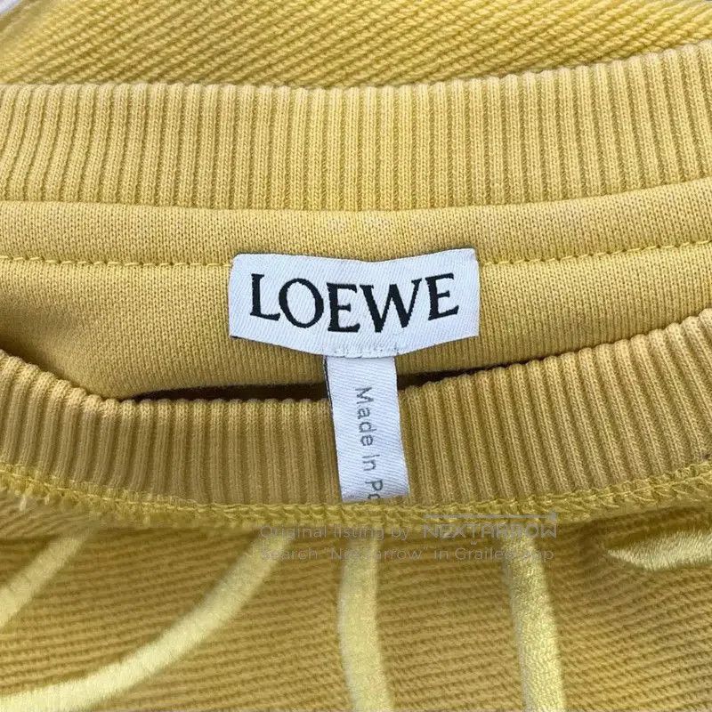 Loewe Loewe Yellow Women's Sweatshirt Size S . Size S / US 4 / IT 40 - 3 Thumbnail
