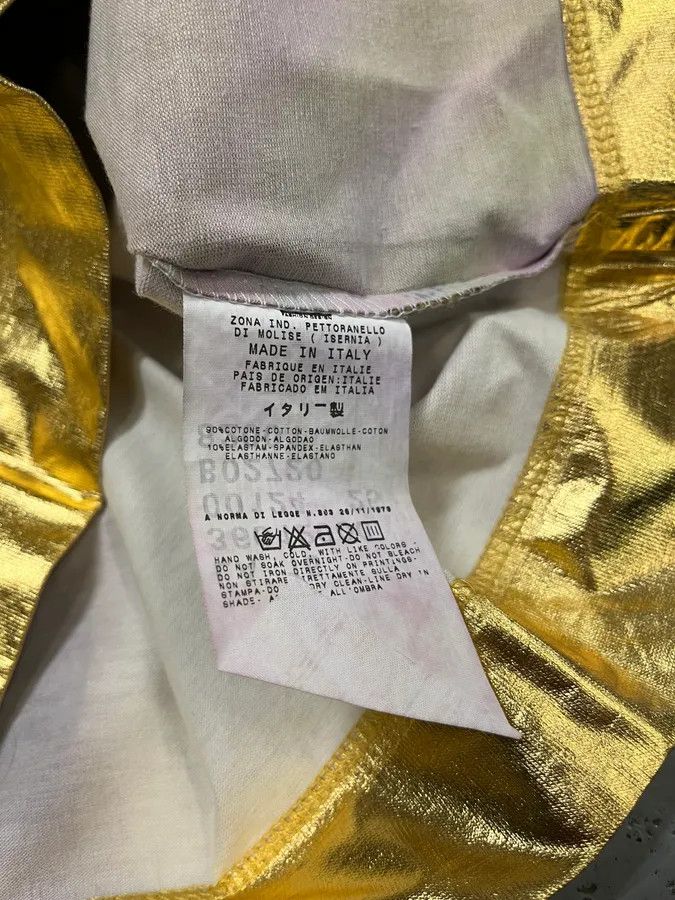 Roberto Cavalli 2010s Cavalli Gold Cotton Zebra Print T-Shirt Size XS / US 0-2 / IT 36-38 - 9 Thumbnail